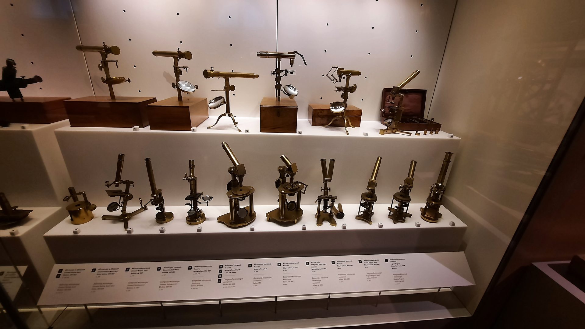 Giovan Battista Amici's microscopes, Museo Galileo, Florence - 01.jpg